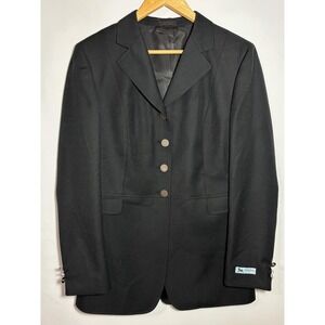 R.J. Classics Show‎ Coat Women 12 Black Piaffe Essential Collection Dressage NWT